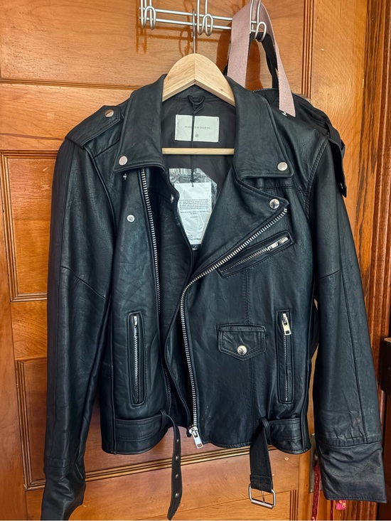 Deadwood Jackets & Blazers - NWOT! Women's DEADWOOD Classic Leather Biker Jacket sz 36